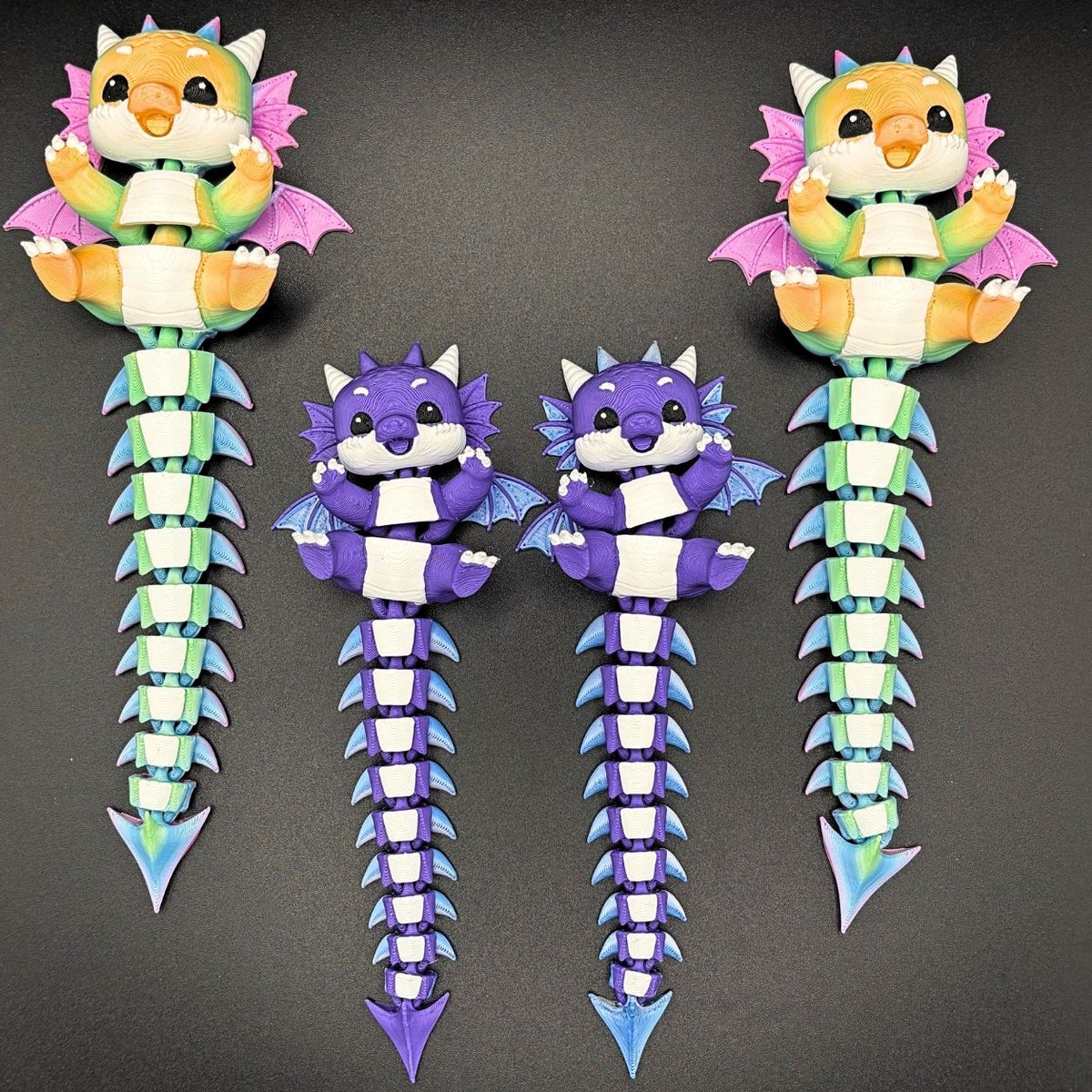 Articulated Baby Dragon | 6–7" Flexible Fantasy Fidget Toy