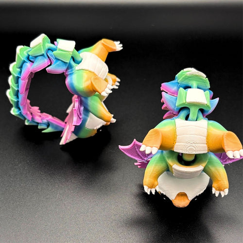 Articulated Baby Dragon | 6–7" Flexible Fantasy Fidget Toy