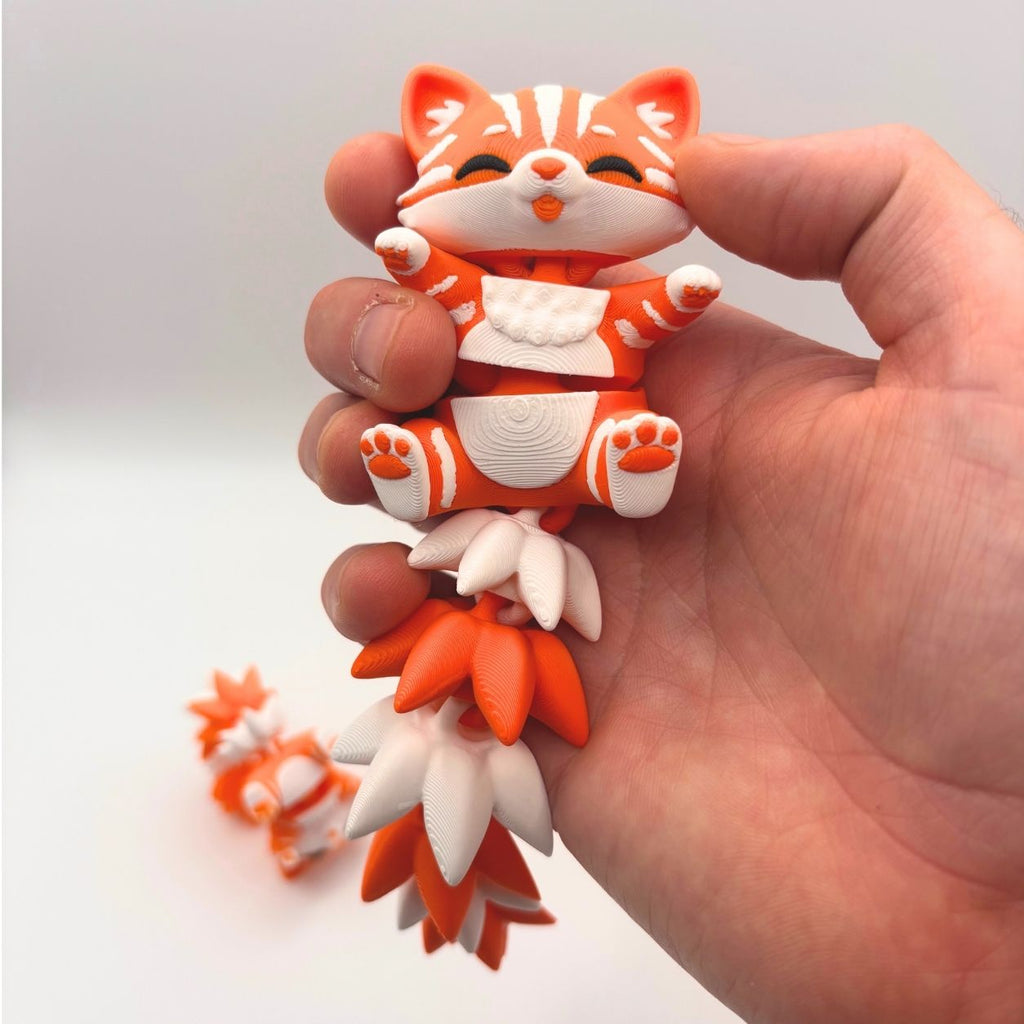 Articulated Kitty | 6-7" Flexible Cat Fidget Toy & Collectible