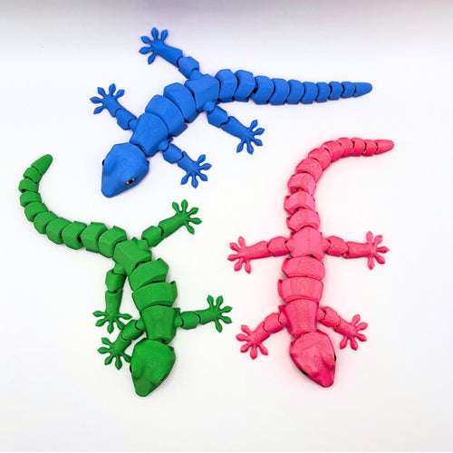 Articulated Gecko | 8" Flexible Reptile Fidget Toy & Collectible