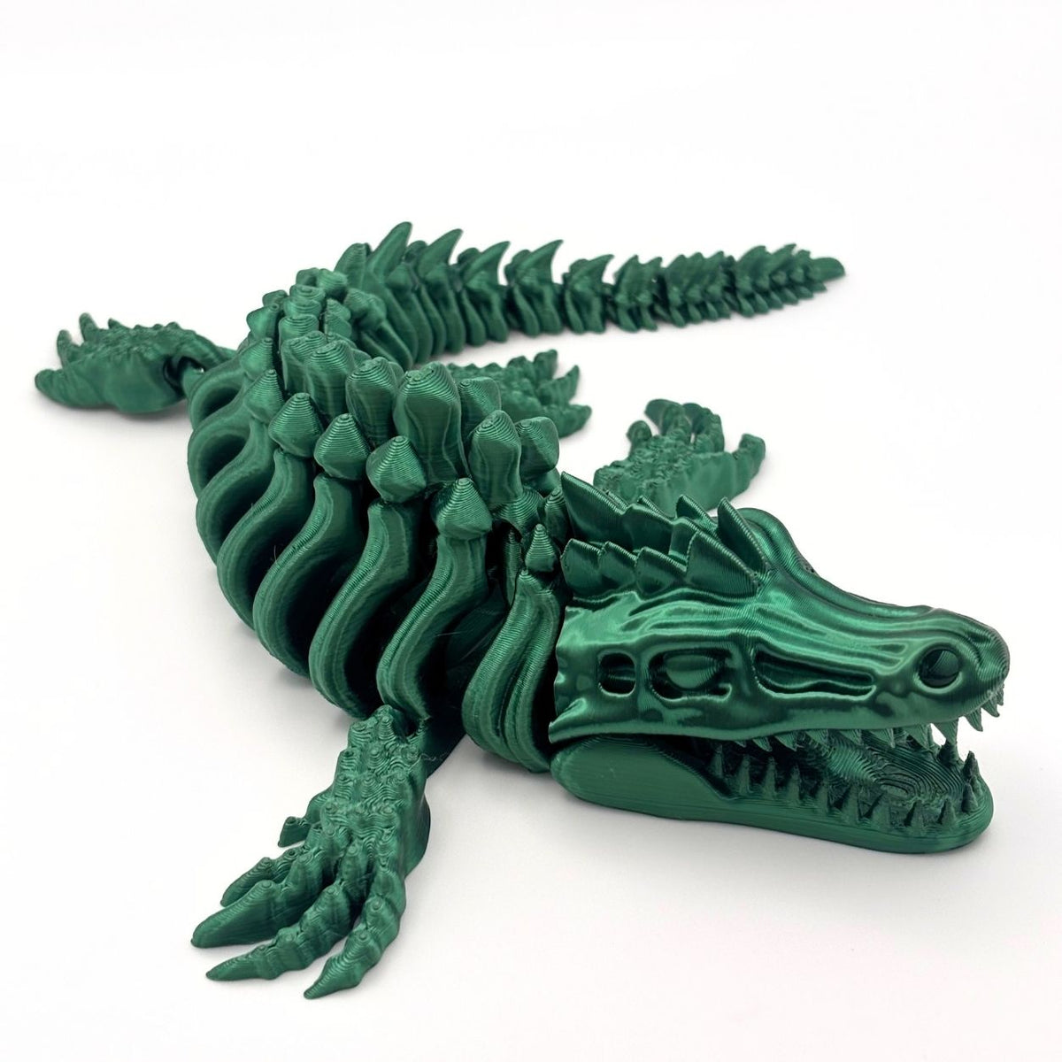 Articulated Mosasaurus Skeleton | 10" Prehistoric Fidget & Collectible